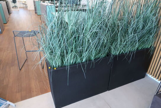 2 stk. plantekummer med planter