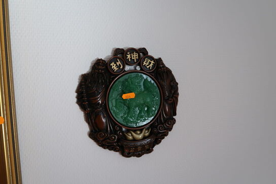 2 stk. vægudsmykning samt indrammet billede