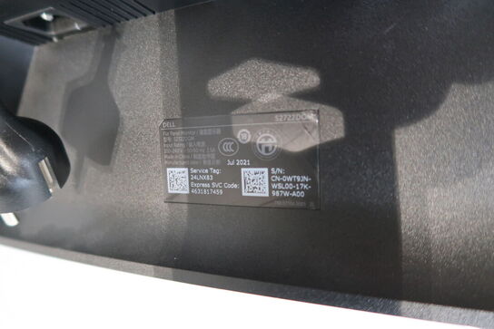 5 stk. computerskærme DELL S2722DGM, HP VH240a m.fl.