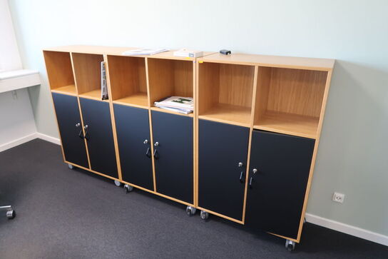 3 stk. skabe/reoler CUBE DESIGN