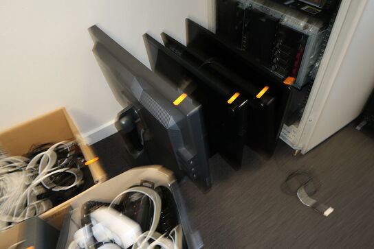 4 stk. computerskærme SAMSUNG S24D390HL, ACER S240HL m.fl.