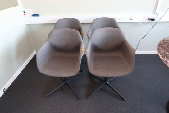 4 stk. mødestole STRAND+HVASS Four Design