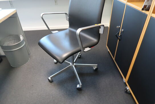 Kontorstol FRITZ HANSEN, Oxford af Arne Jacobsen