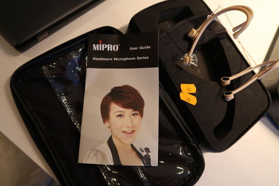 2 stk. mikrofoner headworn MIPRO