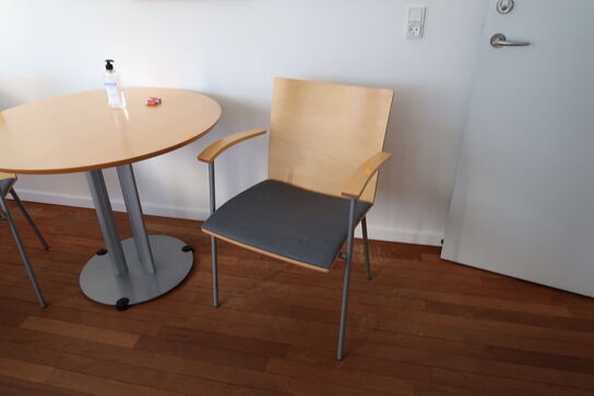 Mødebord med 2 stk. mødestole LAMMHULTS