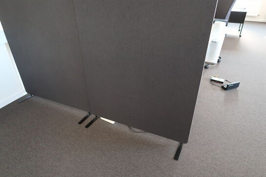 2 stk. afskærmningsvægge