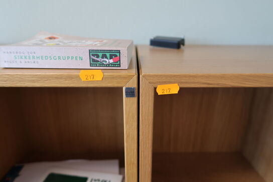 3 stk. skabe/reoler CUBE DESIGN