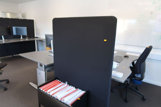 Ringbindholder samt afskærmningsvæg