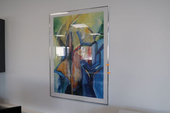 Indrammet plakat af Peter Lundberg