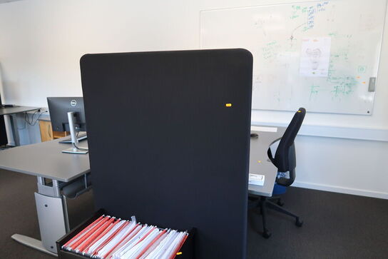 Ringbindholder samt afskærmningsvæg