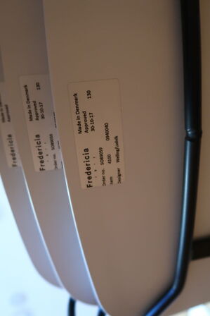 5 stk. spisebordsstole FREDERICIA FURNITURE designet af Welling/Ludvik