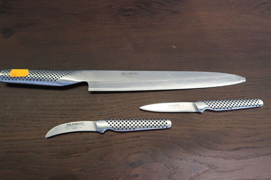 3 stk. Global knive 
