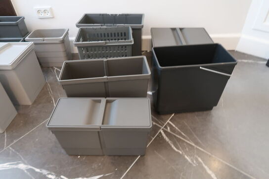 15 stk. Skraldespande til skuffer 