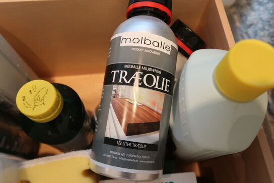 Stort parti rengøringsartikler 