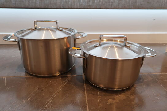 2 stk. Miele gryder med låg