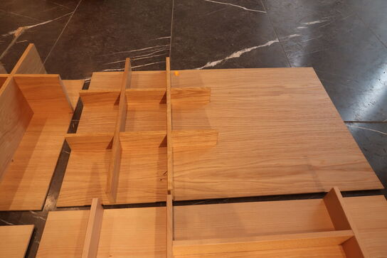 4 stk. Indsatser til skuffer 