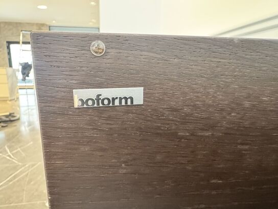 Boform Kvadrat KV85 skænk med linoleums top i røget eg