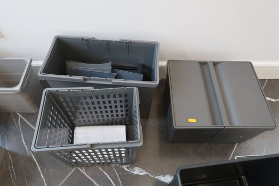 15 stk. Skraldespande til skuffer 