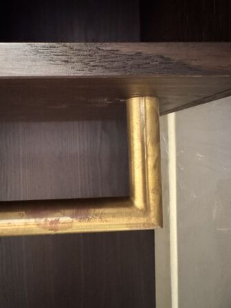 Boform snedker garderobemøbel i røget eg