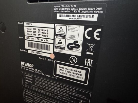 Printer, Develop ineo+ 258