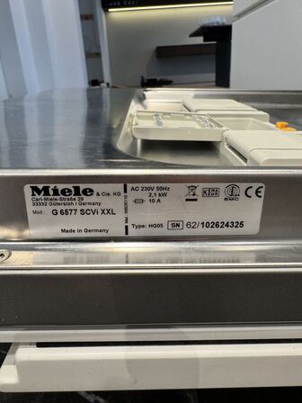 Miele G 6577 SCVi XXL integreret opvaskemaskine