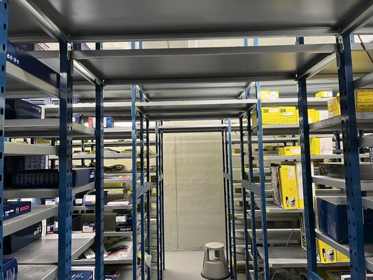 Rækker med lager hylder * Uden indhold