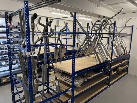 Lager reoler samt hylder og skuffer *Uden indhold