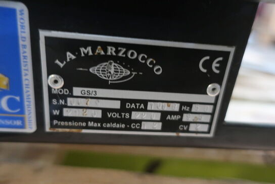 Espressomaskinde LA. MARZOCCO GS/3