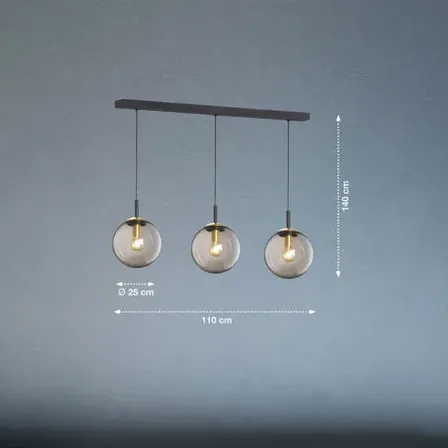 Fischer og honsel dini pendel messing 110 cm(ubrugt)