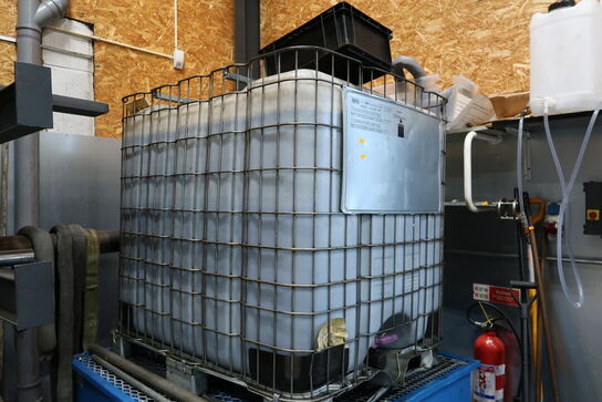 Spildekar samt palletank