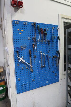 Værktøjstavle med div. Værktøj