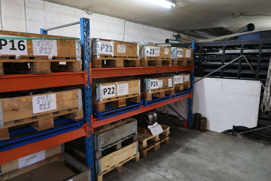 2 fag pallereoler uden indhold