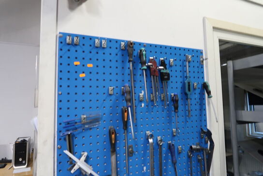 Værktøjstavle med div. Værktøj