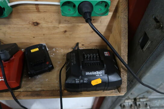 Div. Ladere og batterier DEWALT, HILTI, METABO