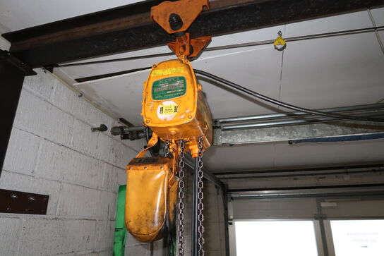 Traverskran med elkædetalje KITO 250 Kg