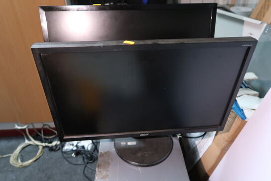 5 stk. computerskærme ACER V223HQ m.fl.