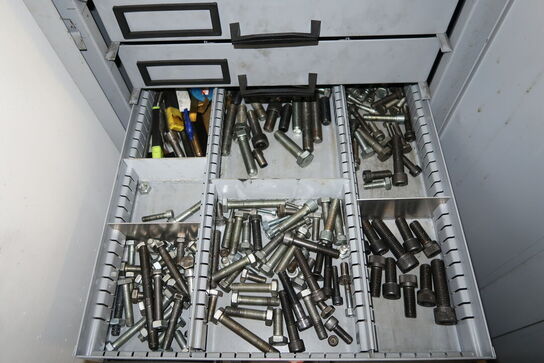 Stålskab med div. Værktøj