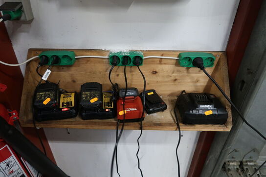 Div. Ladere og batterier DEWALT, HILTI, METABO