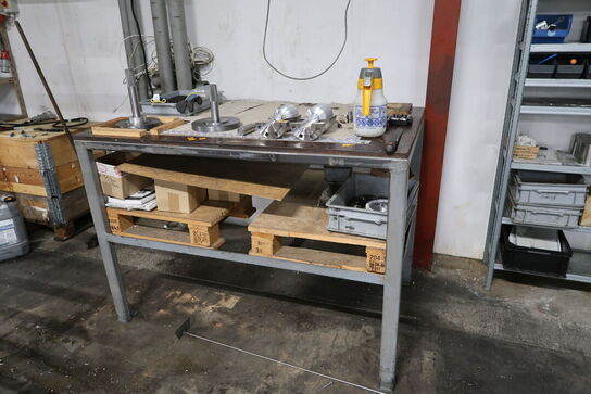 Arbejdsbord med indhold