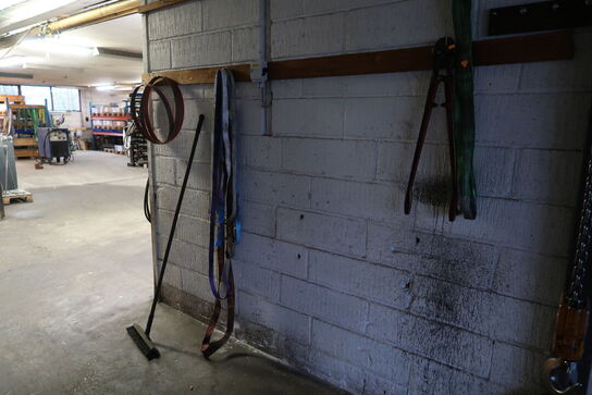 Div. Løftestroppe samt værktøj