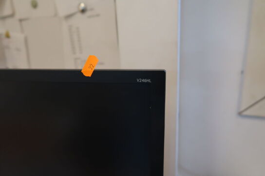 2 stk. computerskærme NEOVO, ACER samt computer ACER