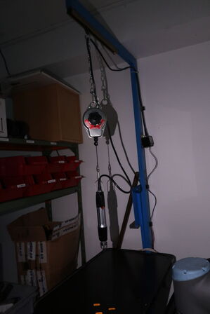 Stativ med specialværktøj