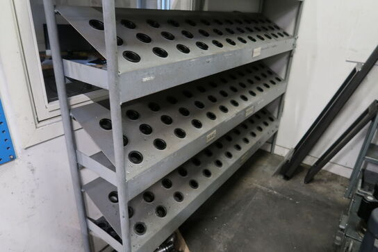 Reol med div. Holdere til værktøj