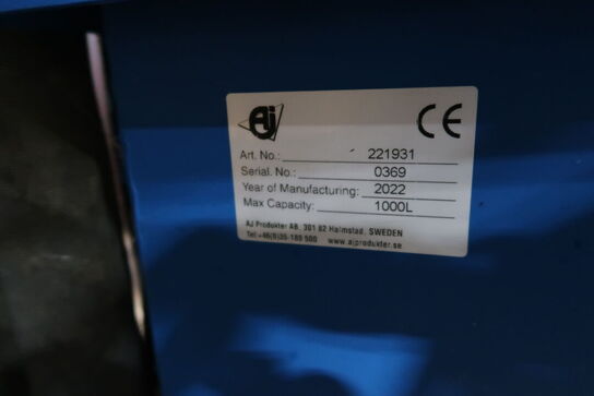 Spildekar samt palletank