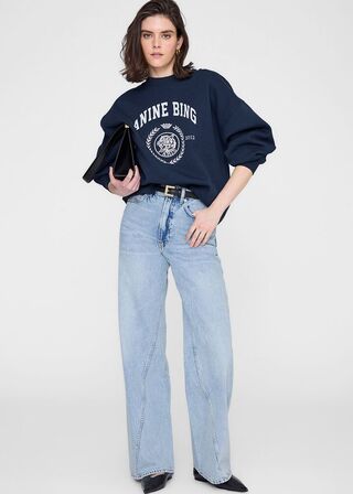 Miles Sweatshirt Collegiate ANINE BING Str.: S