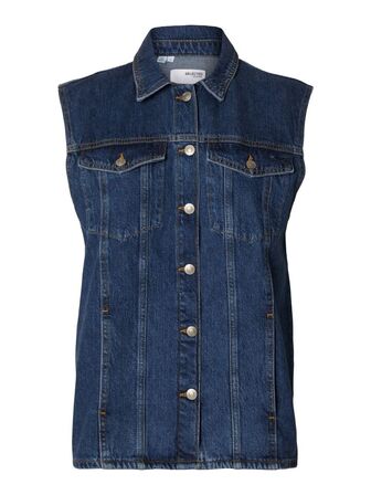 SLFClair SL Mid Blue Denim Vest SELECTED FEMME Str.: 34