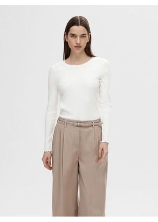 SLFAnna Plain LS Crew Neck Tee SELECTED FEMME Str.: L