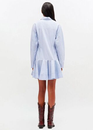 Stripe Cotton Buttoned Mini Dress GANNI Str.: 36