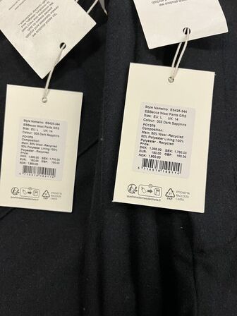 75 stk. Mærketøj Vejl. udsalgspris ca. 82.000 kr.