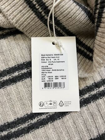 75 stk. Mærketøj Vejl. udsalgspris ca. 82.000 kr.